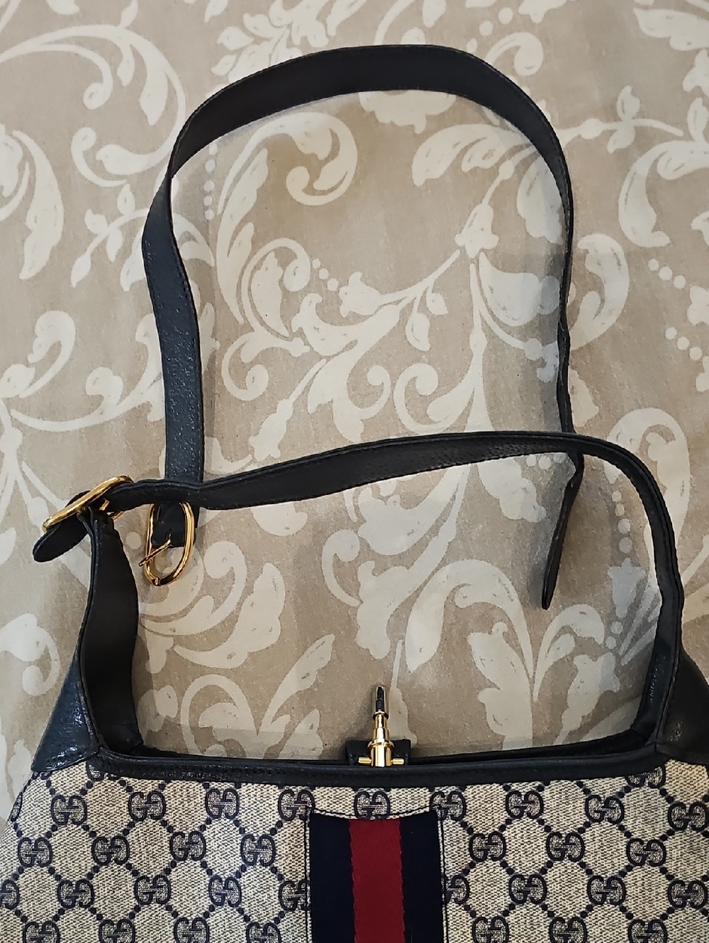 Vintage Gucci GG Supreme Jackie - Navy - Picture 6 of 9